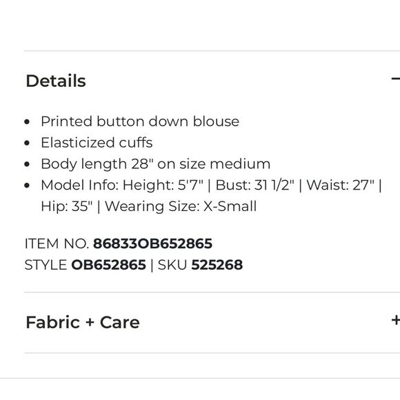 Free People Womens Size Small Oversized Cream Blue Floral Metallic Blooms Blouse - Picture 8 of 16